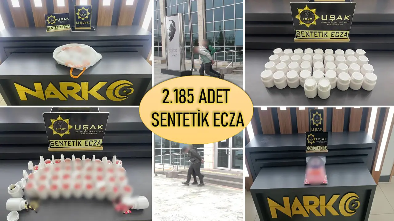 Uşak’ta Uyuşturucu Operasyonu: 2 Şüpheli Yakalandı, Biri Tutuklandı!