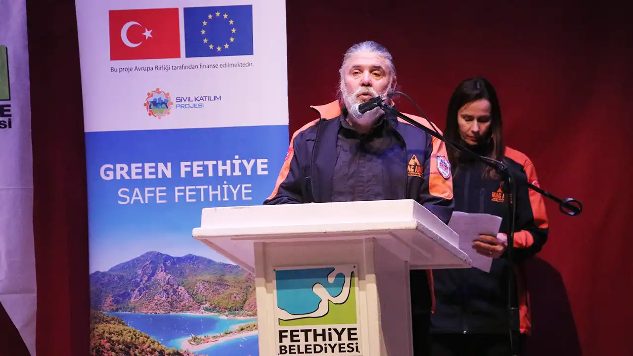 Fethiye'de olası afetlere karşı hazırlanan proje tanıtıldı