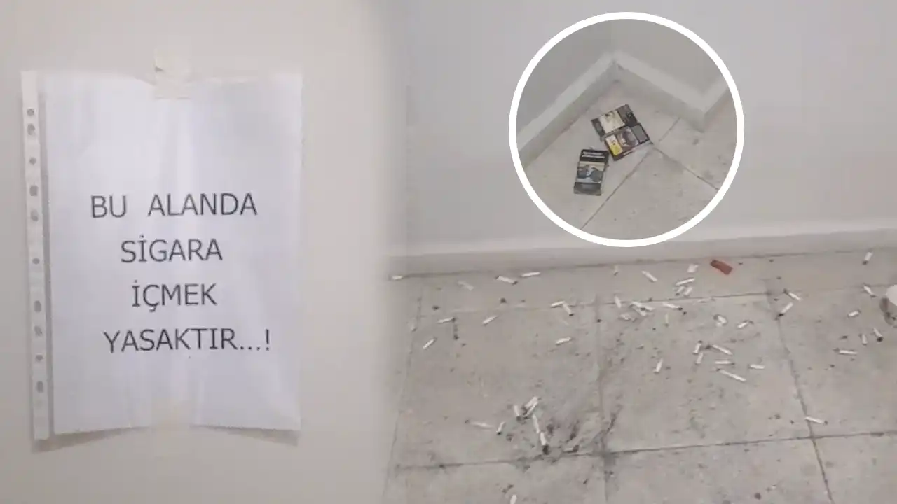 Sağlık Skandalı: Hastane Yangın Merdivenlerinde Sigara İçiliyor!