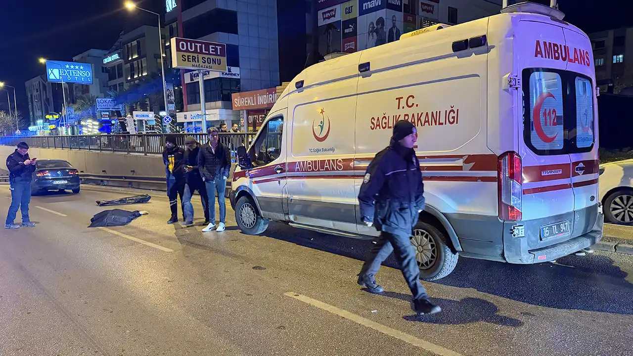 İzmir'de otomobilin çarptığı yaya öldü