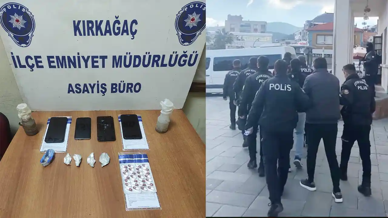Kırkağaç'ta uyuşturucu operasyonunda 1 şüpheli tutuklandı