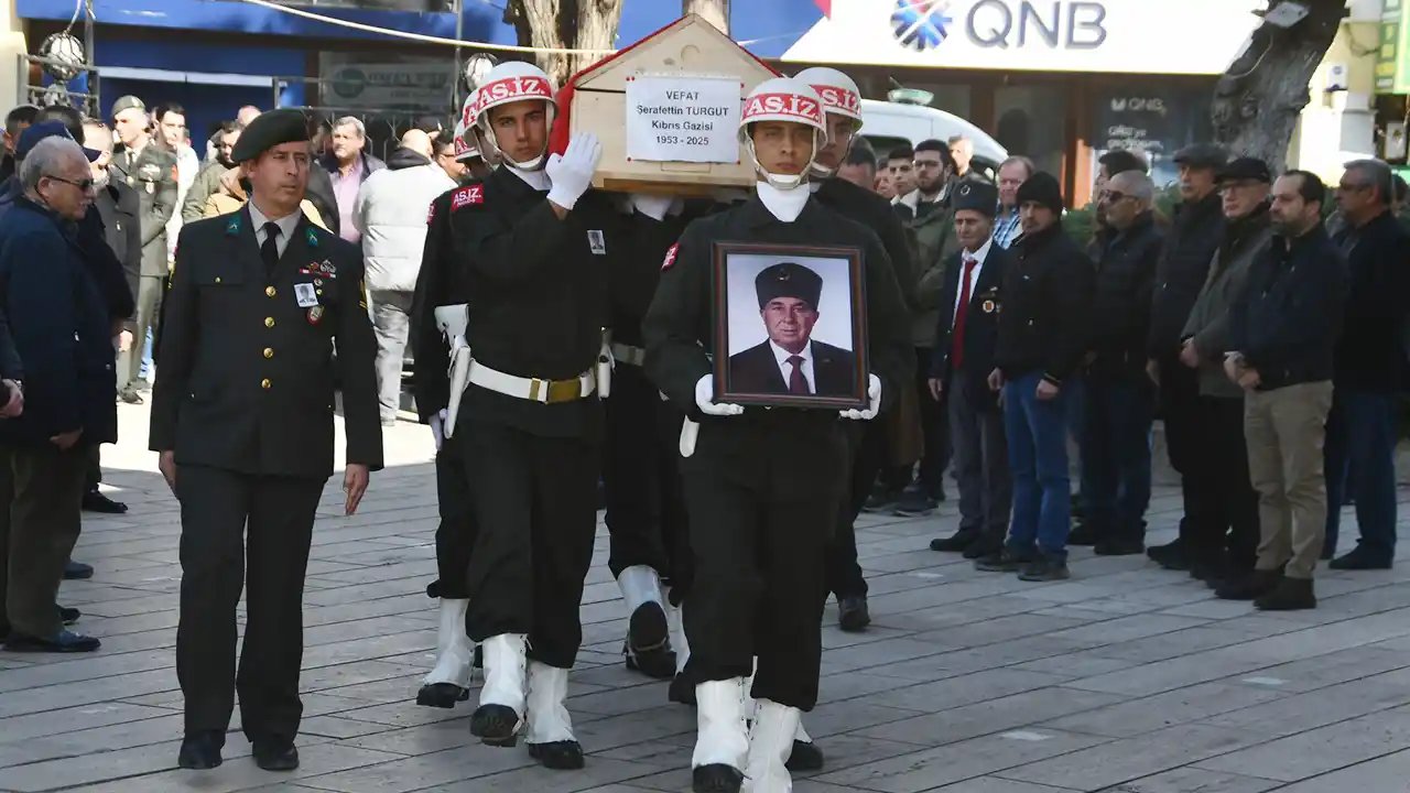 Söke'de Kıbrıs gazisi son yolculuğuna uğurlandı