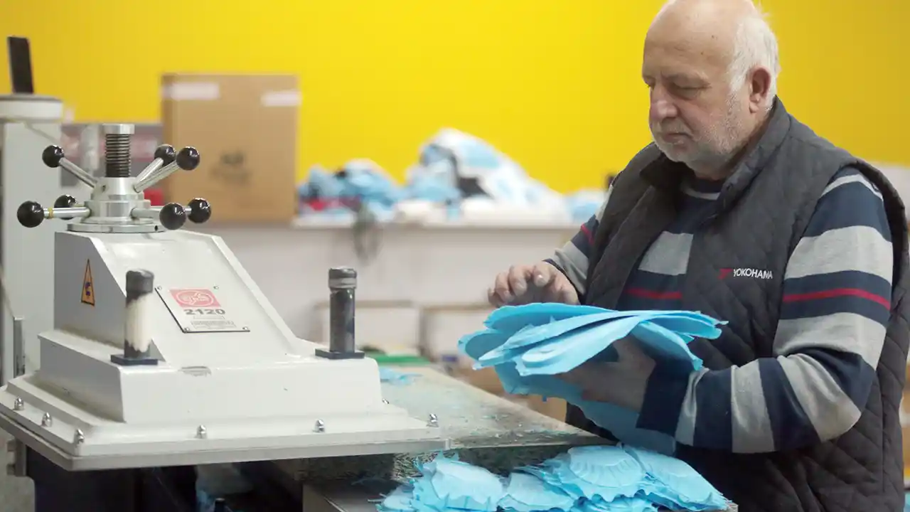 Kütahya'dan 7 milyon çift ayakkabı tabanı ihraç ediyorlar