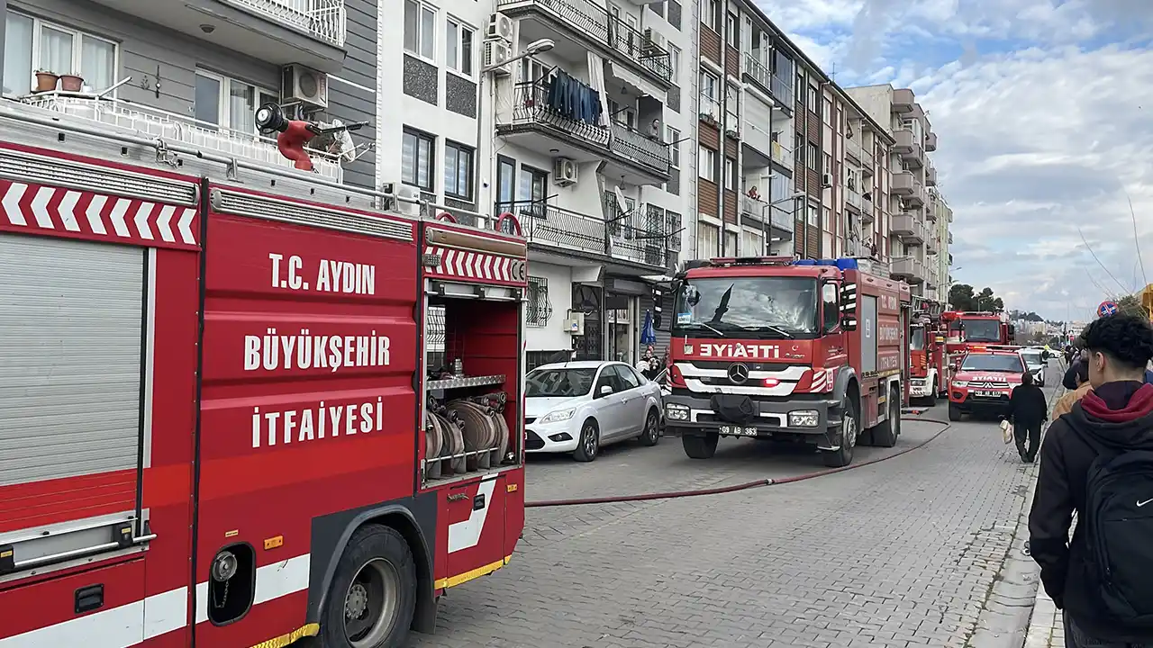 Aydın'da evde çıkan yangın söndürüldü