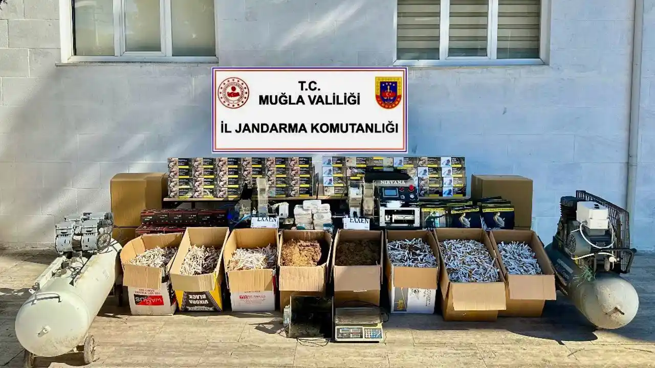 Muğla'da 1 milyon 115 bin makaron ele geçirildi