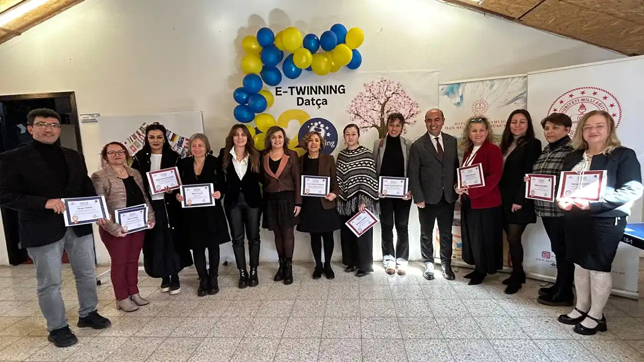Datça'da eTwinning projesi ödül töreni düzenlendi