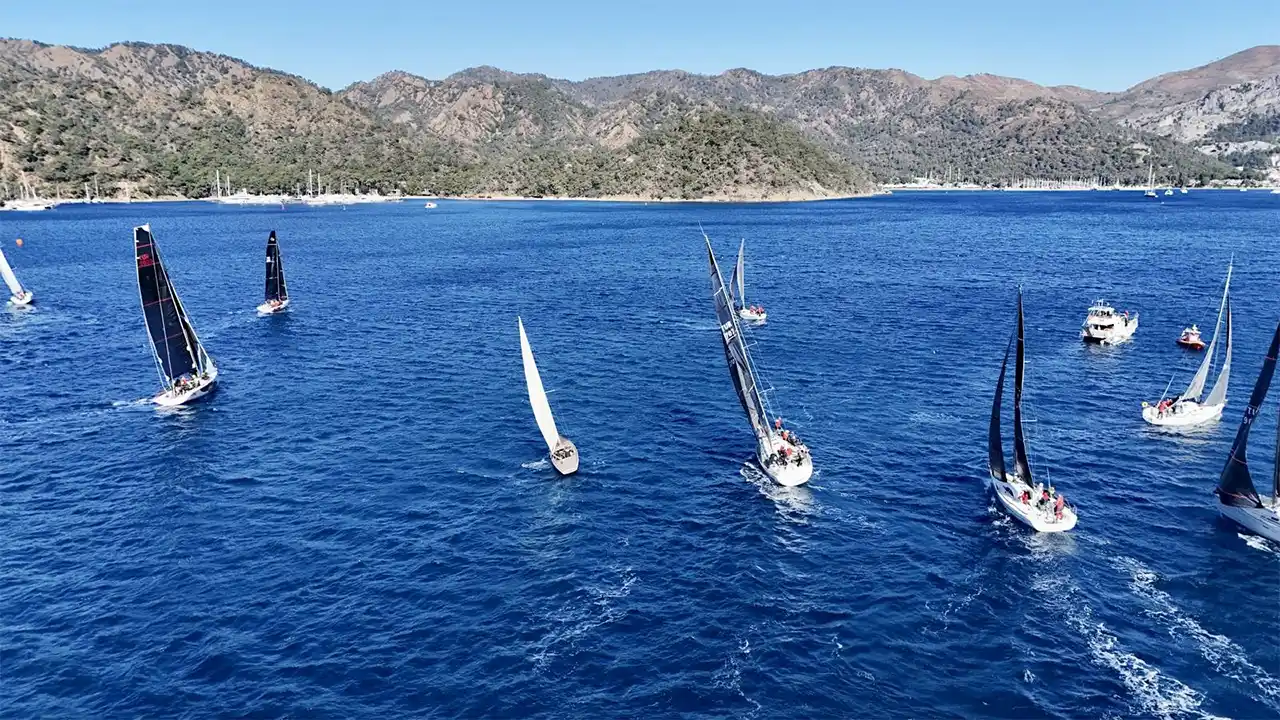 Marmaris MIYC Kış Trofesi Yat Yarışları'nın 3. ayağı tamamlandı