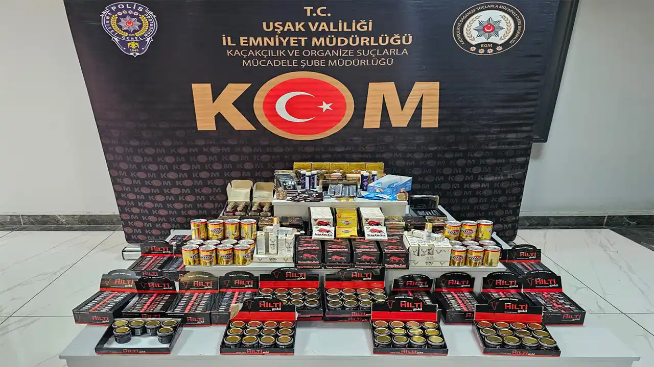 Uşak’ta Kaçak Ürün Operasyonu "1 Kişi Yakalandı"