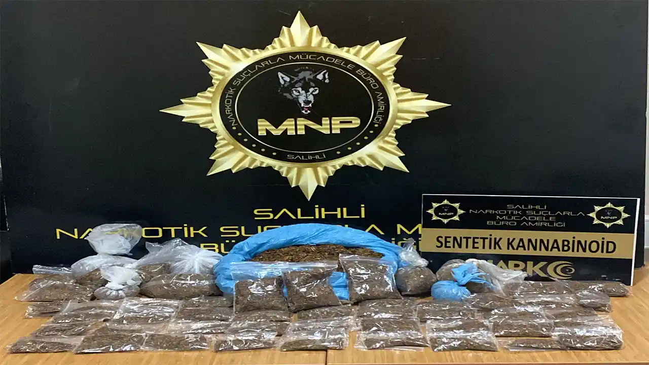 Salihli'de uyuşturucu operasyonunda 1 şüpheli tutuklandı