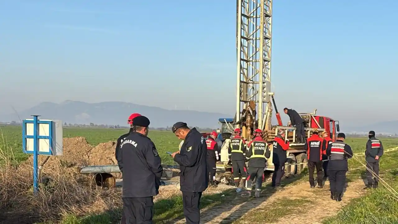 Aydın'da sondaj makinesine sıkışan kişi öldü