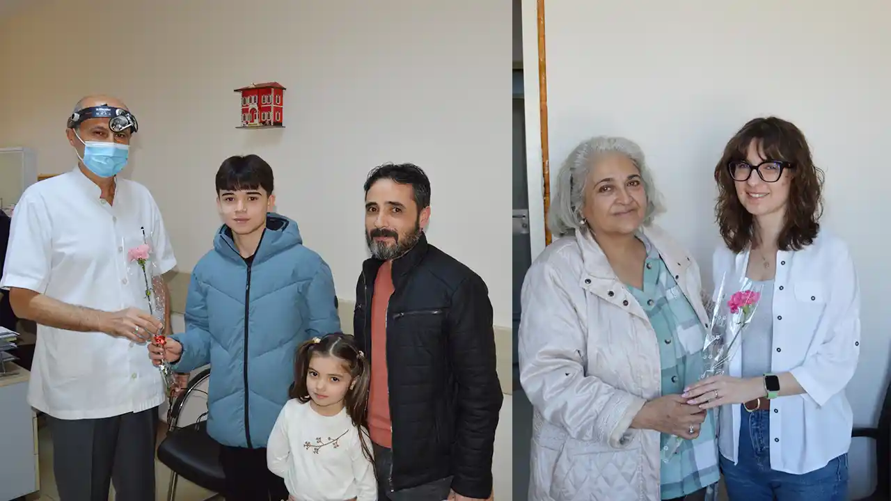 Uşak’ta Hastalardan Doktorlarına Anlamlı Jest