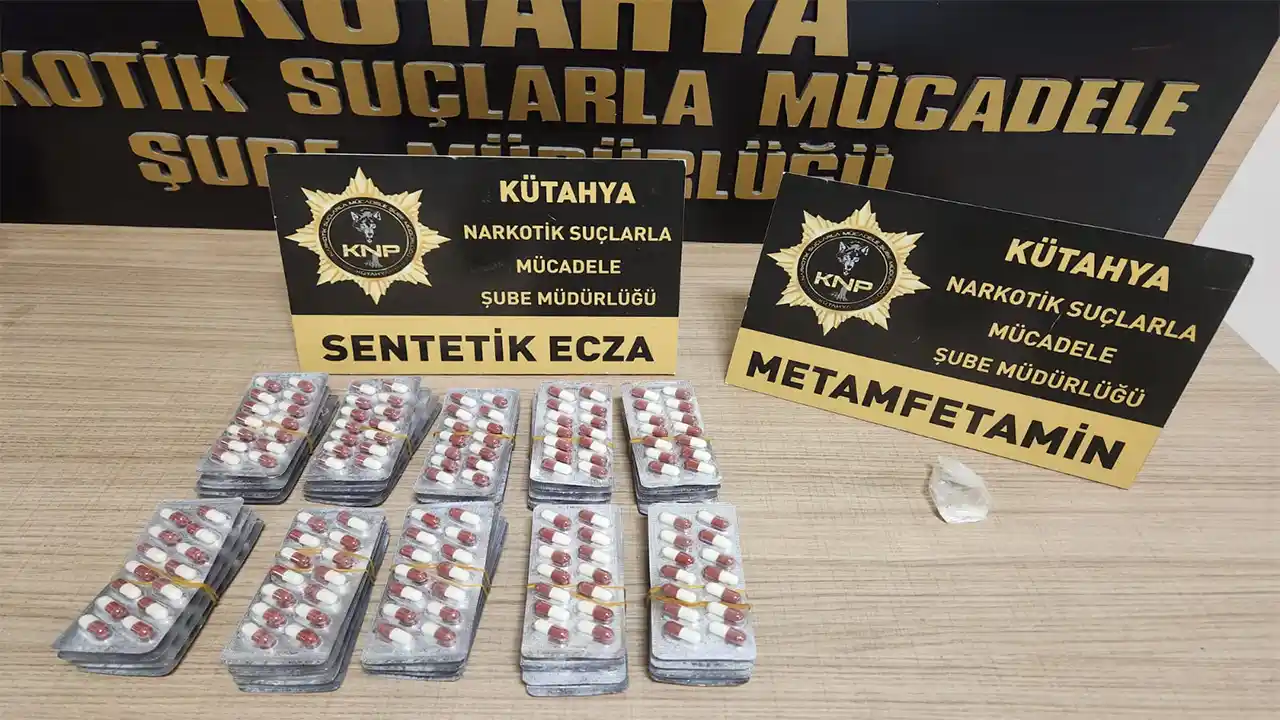 Kütahya'da uyuşturucu operasyonlarında yakalanan 4 zanlı tutuklandı