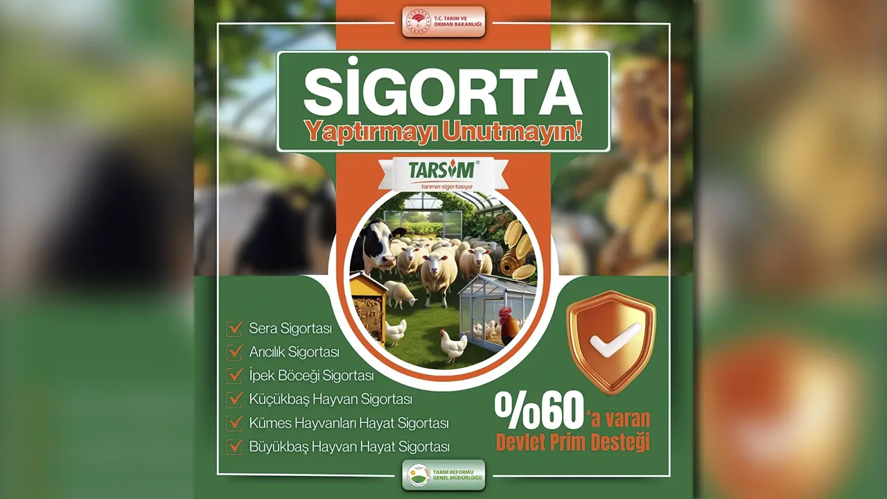 %60 Devlet Desteğiyle Hayvanını Sigortala, Riskten Korun