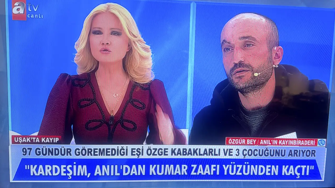 Uşaklı Anıl Kabaklarlı, Kayıp Eşini Müge Anlı'da Arıyor