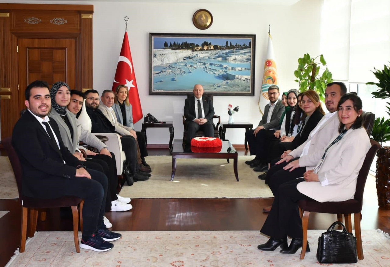 Yeşilay Denizli Şube Başkanı Şirin'den Vali Coşkun'a ziyaret