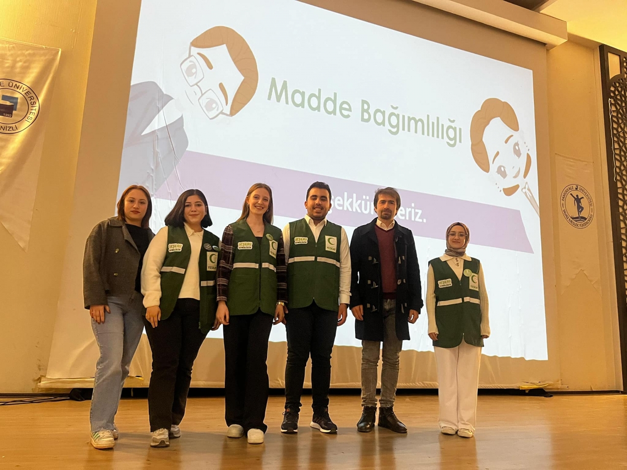 Denizli'de Yeşilay, üniversite öğrencilerini bağımlılığa karşı bilinçlendirdi