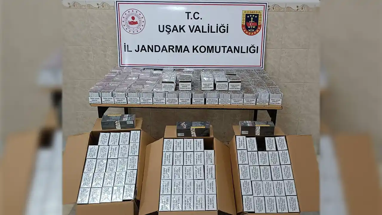 Uşak'ta 50 Bin Adet Bandrolsüz Makaron Ele Geçirildi