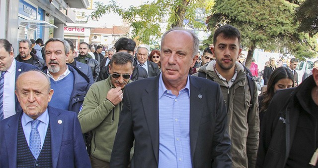 Memleket Partisi Genel Başkanı Muharrem İnce, Uşak'ta açıklamalarda bulundu