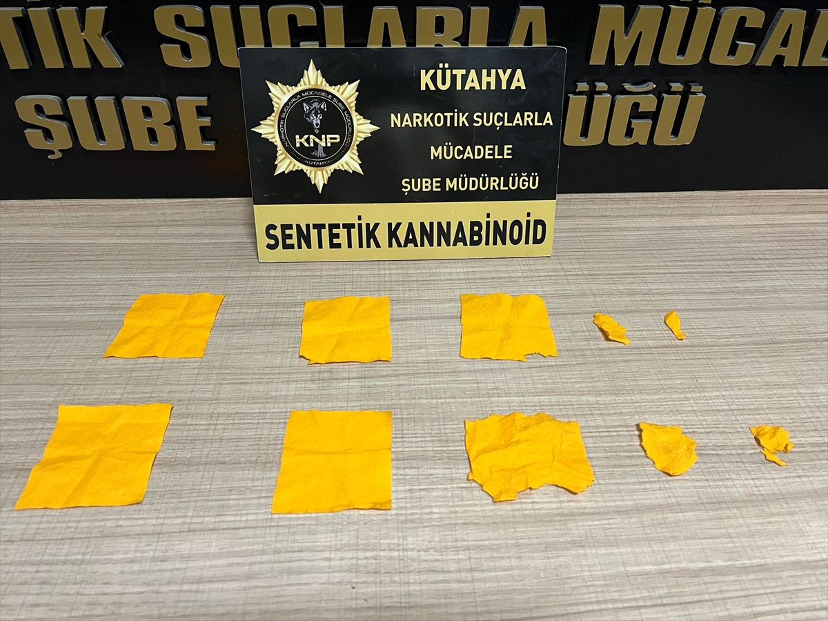 Kütahya'da uyuşturucu operasyonunda yakalanan 2 zanlı tutuklandı
