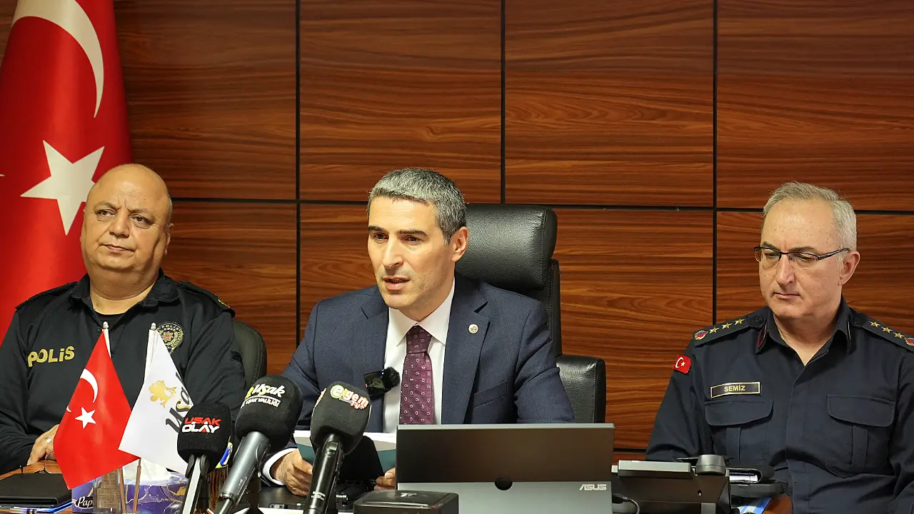 Uşak'ta Neler Oluyor? Vali Aktaş, Mart Ayı Asayiş Raporunu Açıkladı