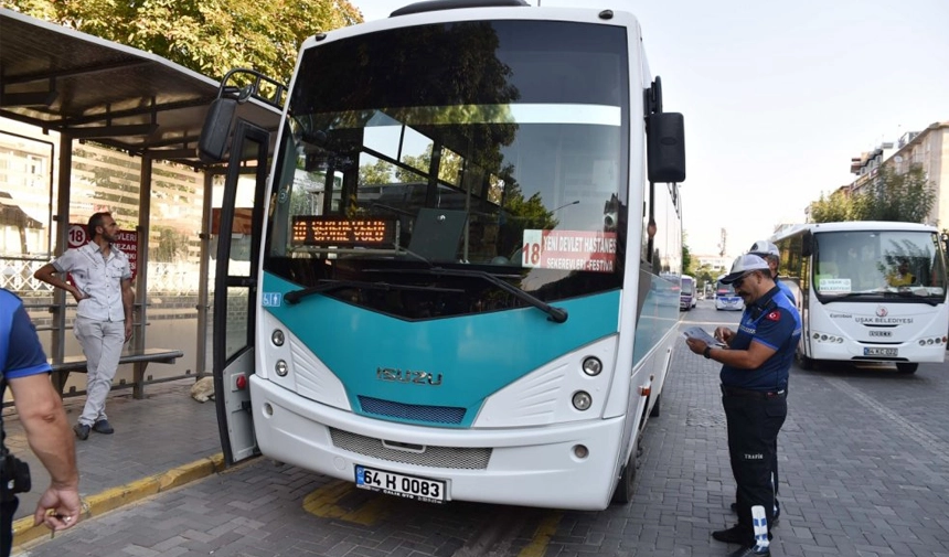 Uşak'ta Toplu Taşıma Zamlandı: Tarife bügünden itibaren geçerli!