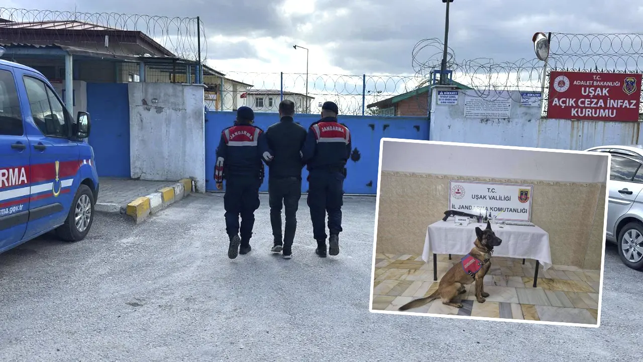 Uşak’ta Jandarmadan Çifte Operasyon! Uyuşturucu ve Hükümlü Yakalandı
