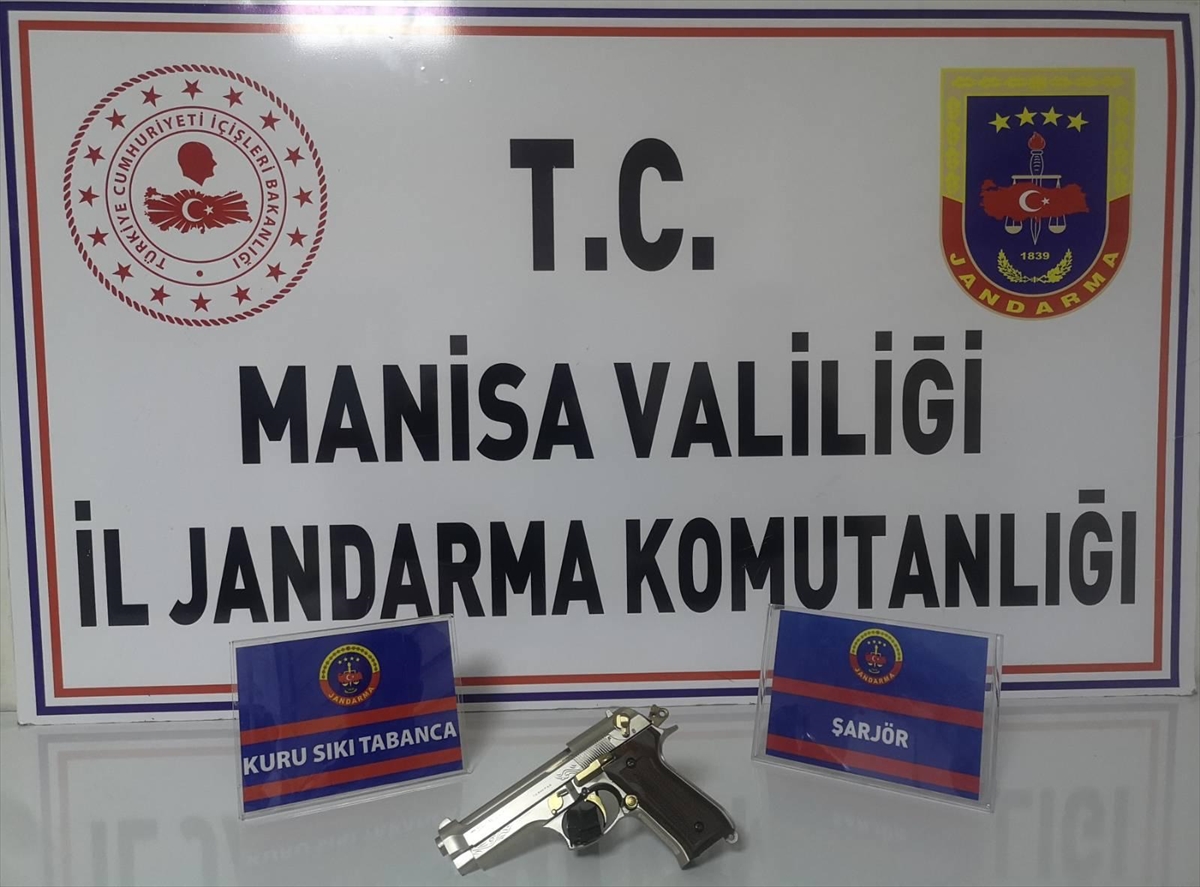 Salihli'de ruhsatsız tabancayla yakalanan kişiye para cezası