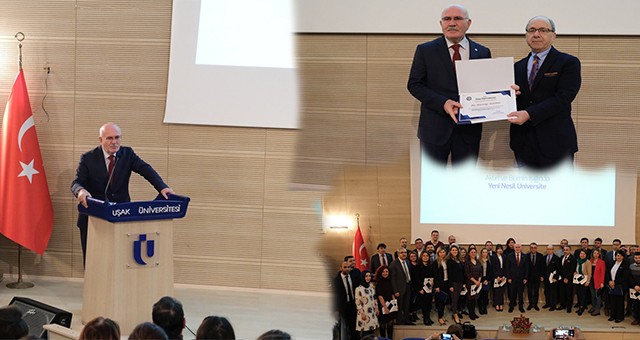 UŞAK ÜNİVERSİTESİ 2022 YILI KALİTE VE PERSONEL ÖDÜLLERİ DAĞITILDI