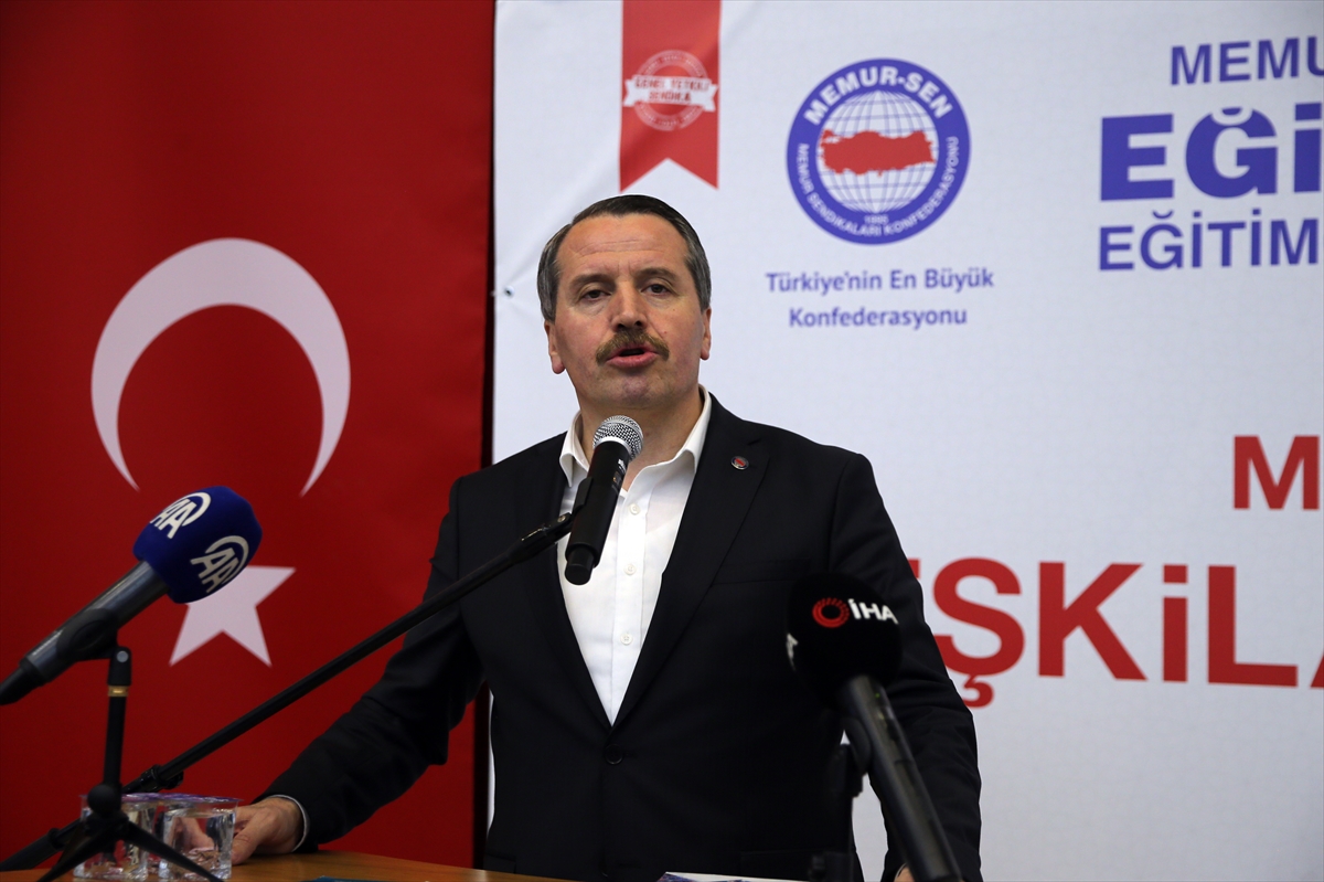 Memur-Sen Genel Başkanı Yalçın, Muğla'da konuştu