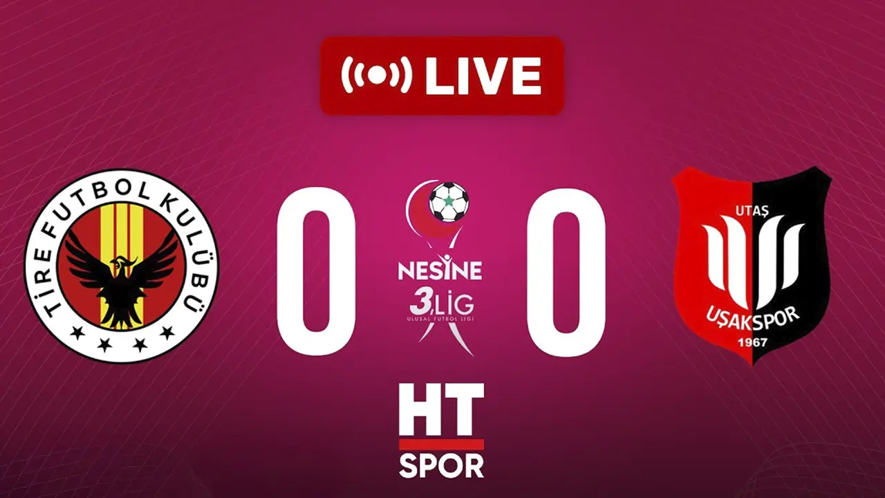 Tire FK - Uşakspor Play-Off Mücadelesi Canlı İzle