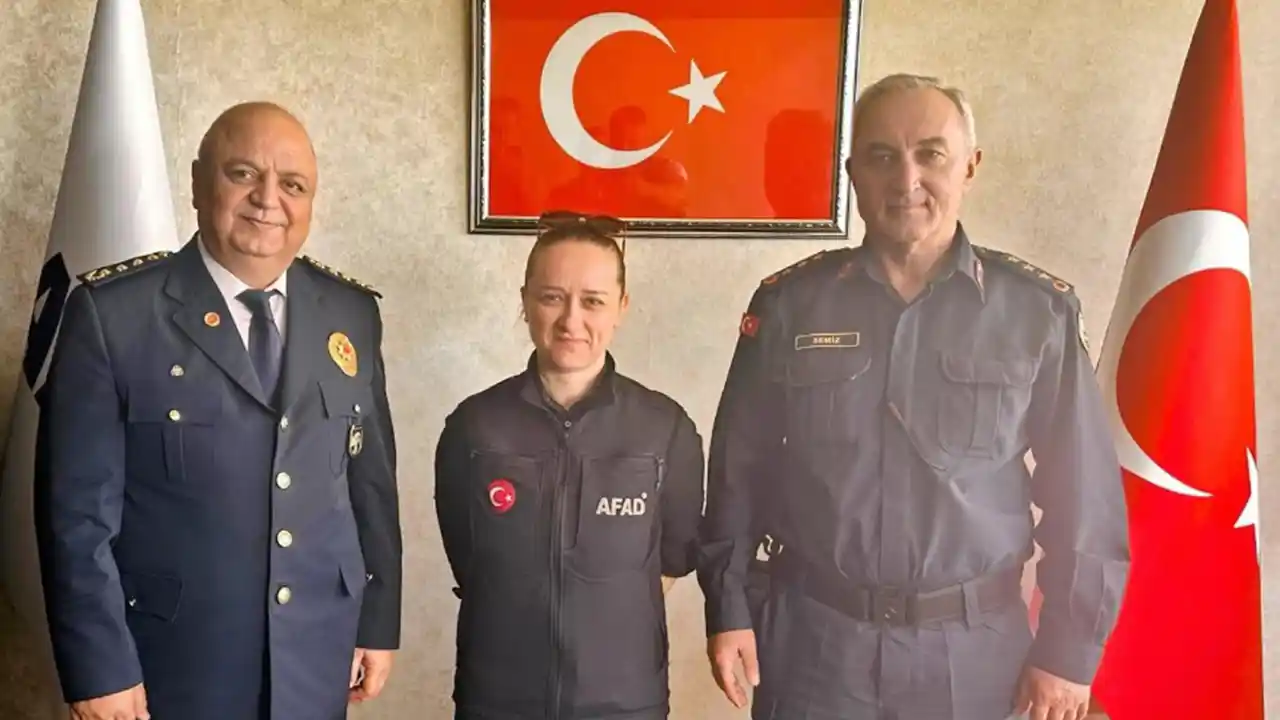 Jandarma Komutanı ve Emniyet Müdürü’nden AFAD Müdürü’ne Ziyaret