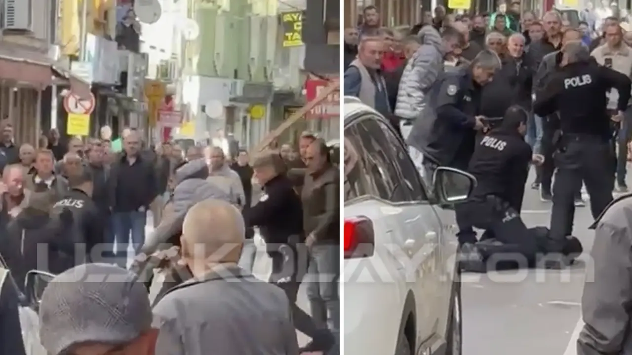 Uşak’ta Kadına Şiddeti Vatandaş Önledi: Bıçaklı Saldırgan Yakalandı!