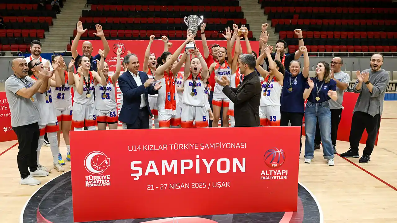 U14 Kızlar Türkiye Şampiyonası Uşak’ta Tamamlandı
