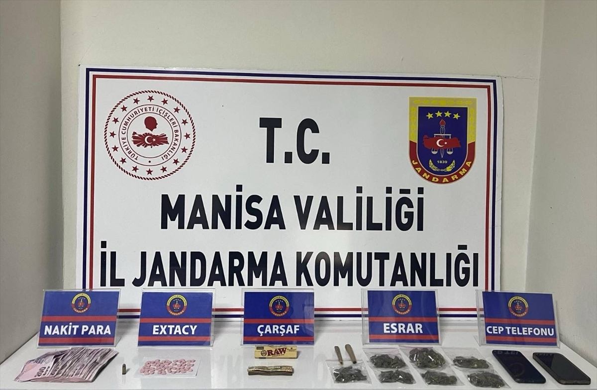 Salihli'de uyuşturucuyla yakalanan şüpheli gözaltına alındı