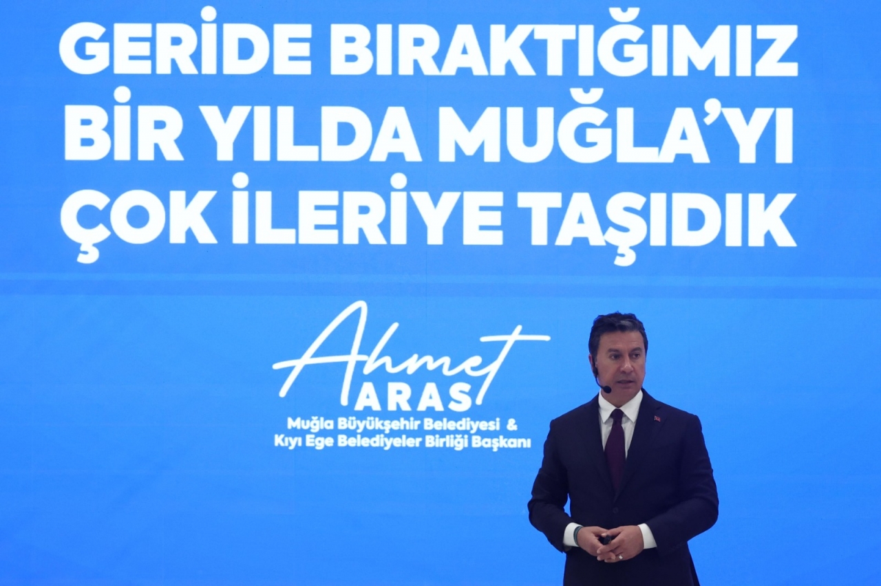 Muğla Büyükşehir Belediye Başkanı Aras, görevdeki 1 yılını değerlendirdi