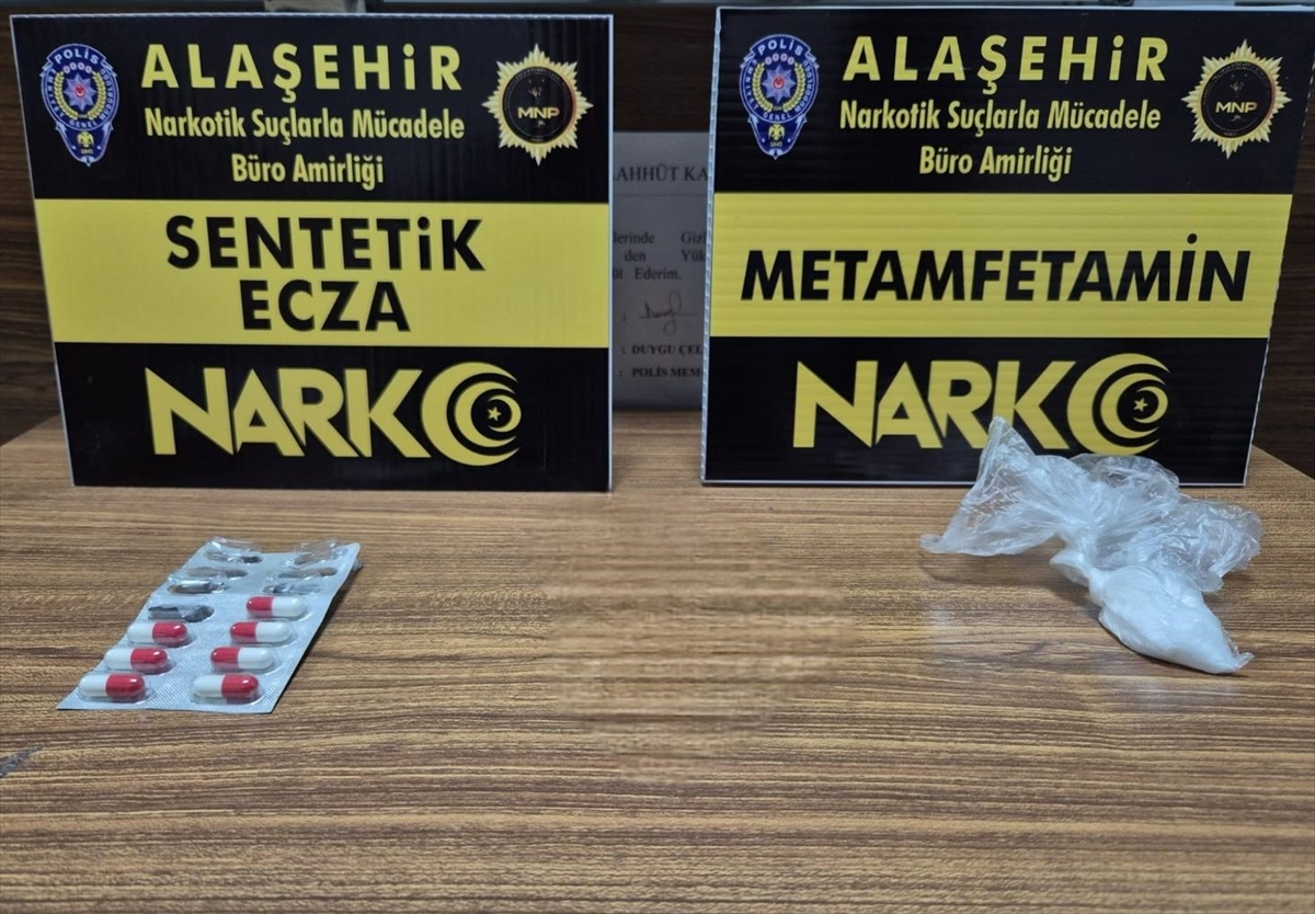 Alaşehir'de uyuşturucuyla yakalanan şüpheli tutuklandı
