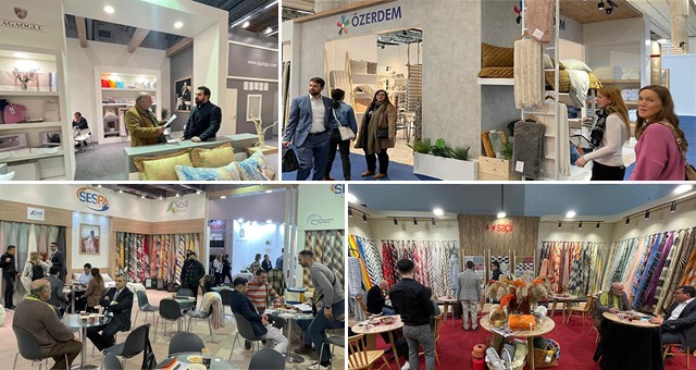 HEIMTEXTIL FUARI'NA UŞAKLI FİRMALAR DAMGA VURDU