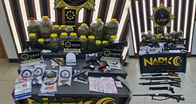 UŞAK'TA KÖKÜNÜ KURUTMA OPERASYONUNDA 53 KİŞİ DAHA TUTUKLANDI