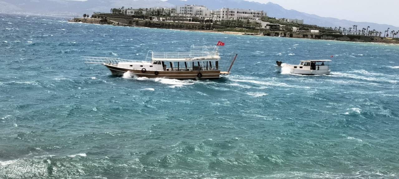 Aydın'da fırtına etkili oluyor