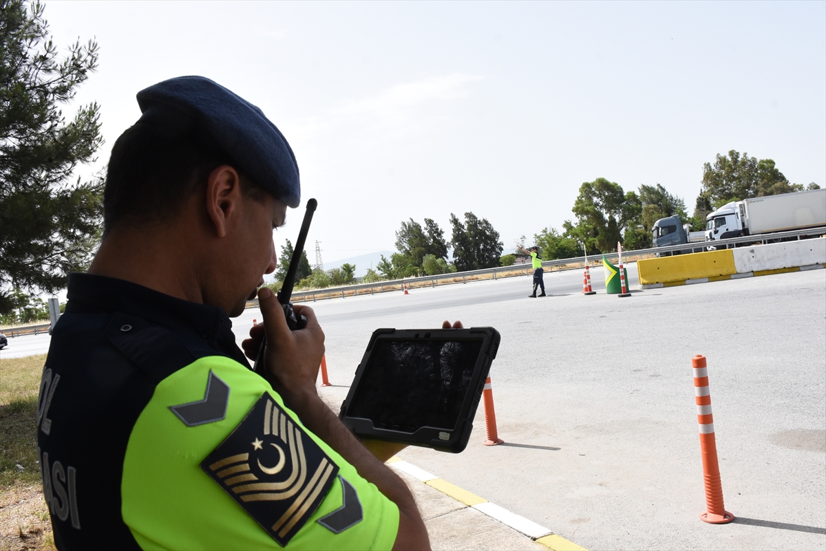 Aydın'da hava destekli trafik denetimi yapıldı
