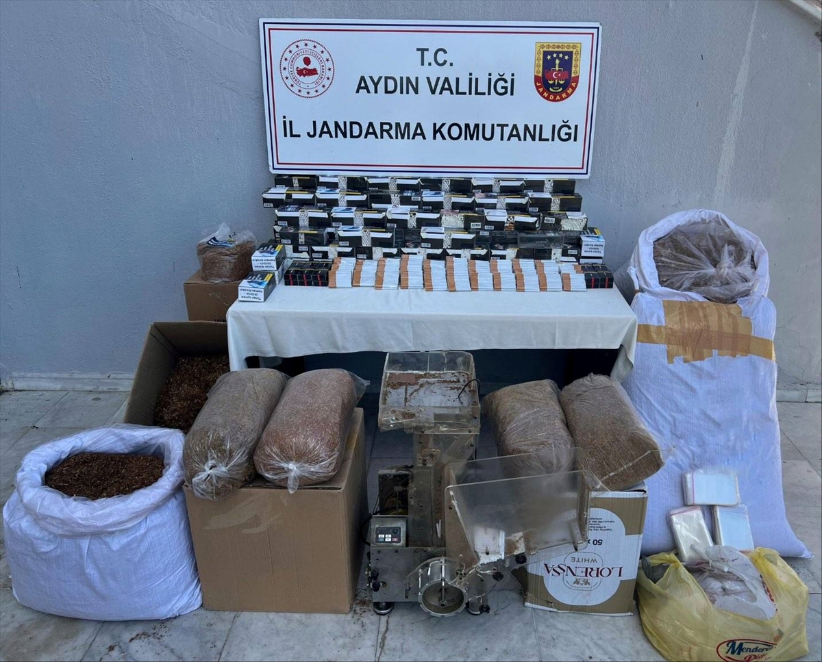 Efeler'de kaçak sigara operasyonunda 1 şüpheli yakalandı