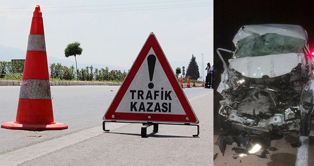 Afyonkarahisar-Uşak Karayolunda, İki Kamyonetin Çarpıştığı Kazada 1 Kişi Öldü, 3 Kişi Yaralandı