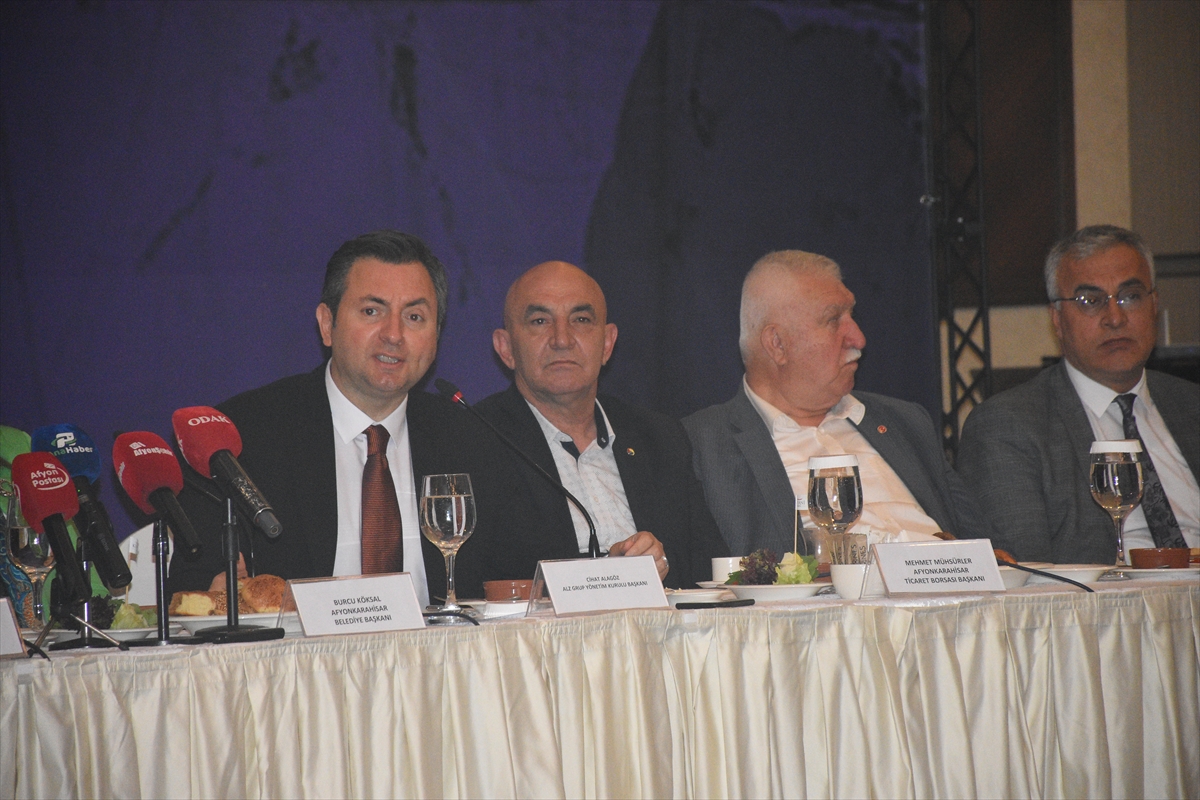 Afyonkarahisar'da düzenlenecek "Blok Mermer Fuarı"nın basın toplantısı düzenlendi