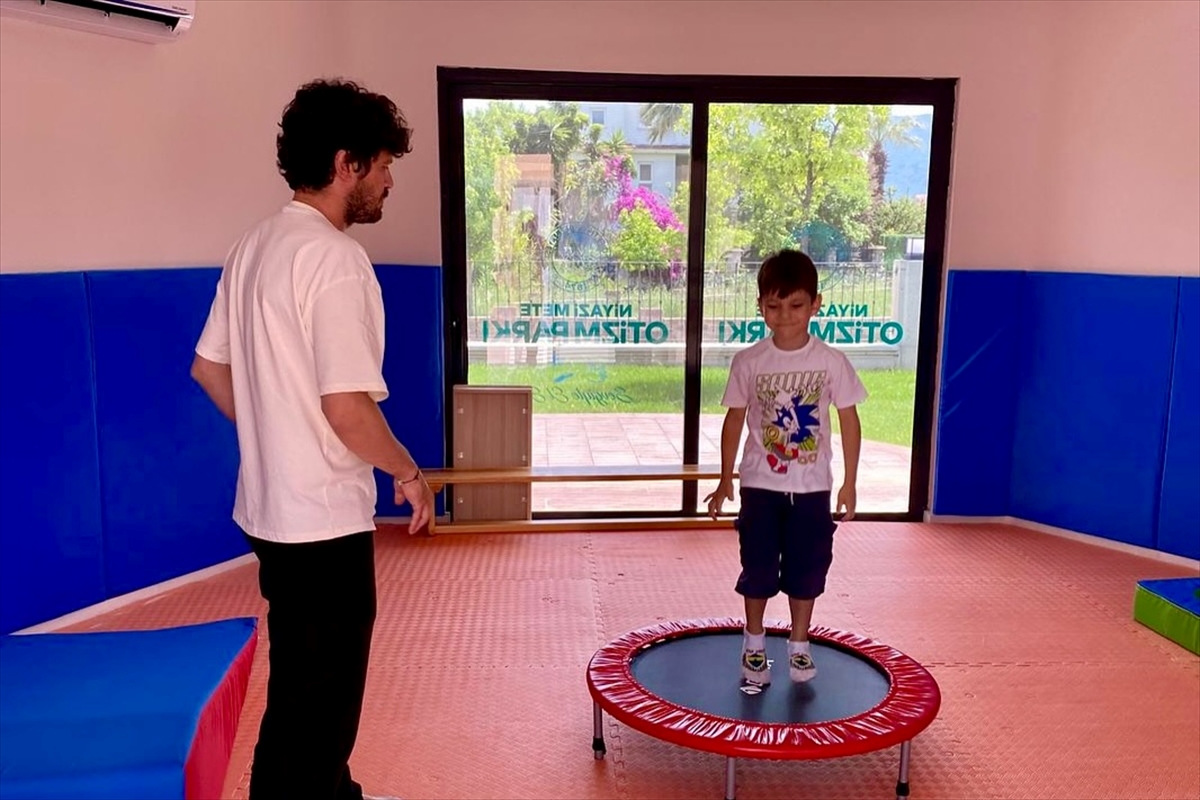 Fethiye'deki otizm parkında etkinlik düzenlendi
