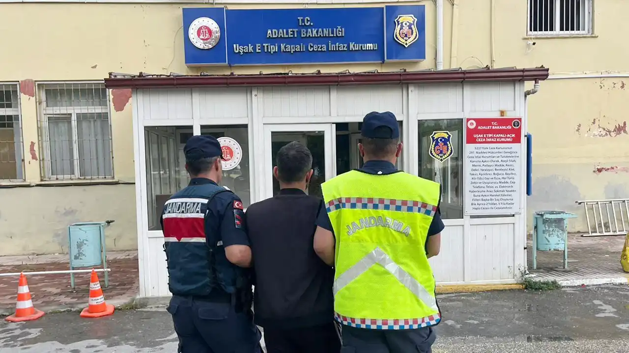 Uşak'ta Kesinleşmiş Hapis Cezası Olan 6 Kişi Cezaevinde