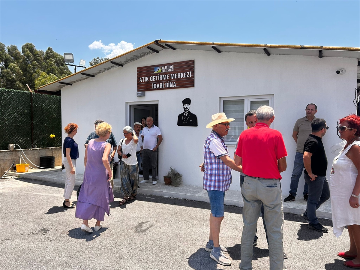 Fethiye'deki vatandaşlar atık işleme ve getirme tesislerini gezdi