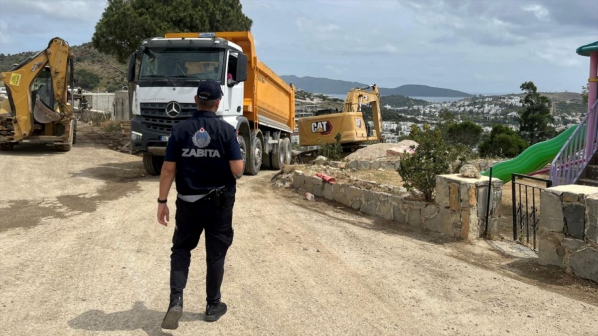 Bodrum'da inşaat yasaklarına uymayanlara para cezası kesildi