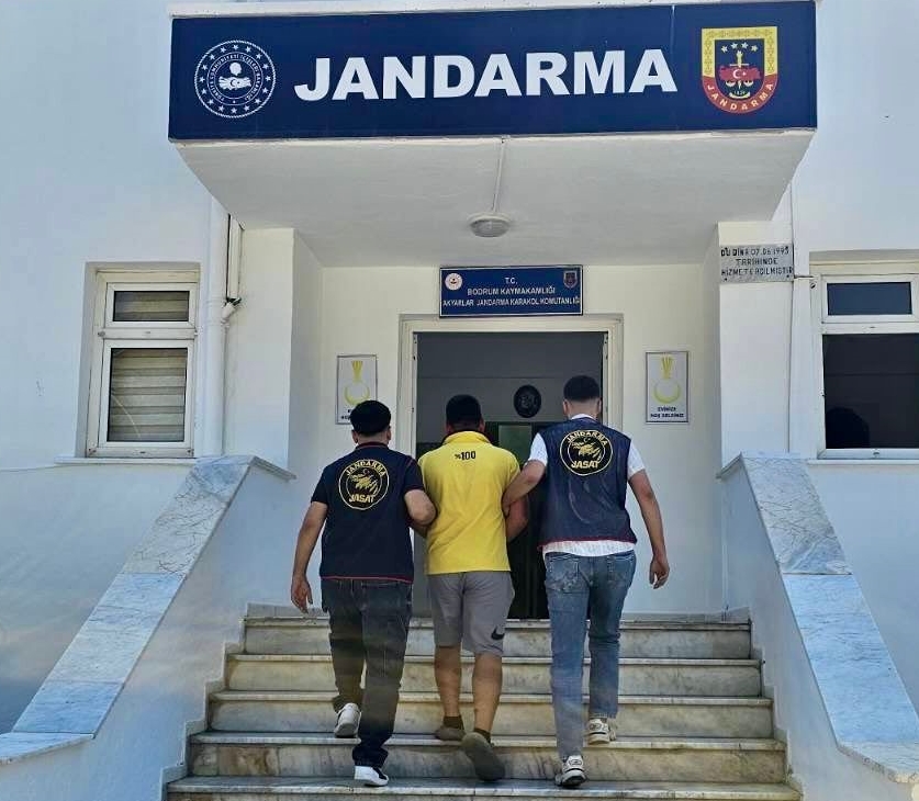 Bodrum’da 16 yıl 10 ay 15 gün hapis cezası bulunan hükümlü yakalandı