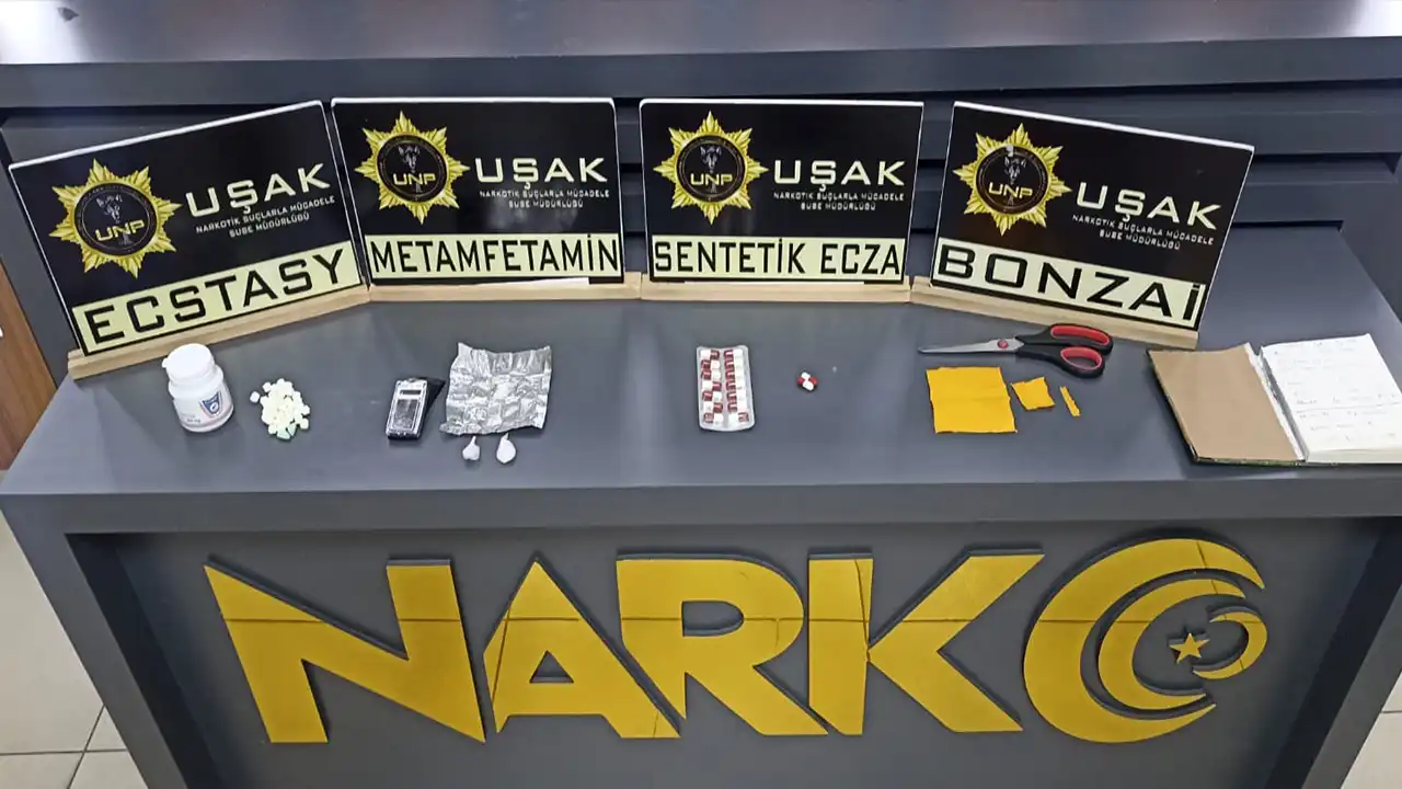 Uşak’ta Narkotik Operasyonu: 2 Kişi Tutuklandı
