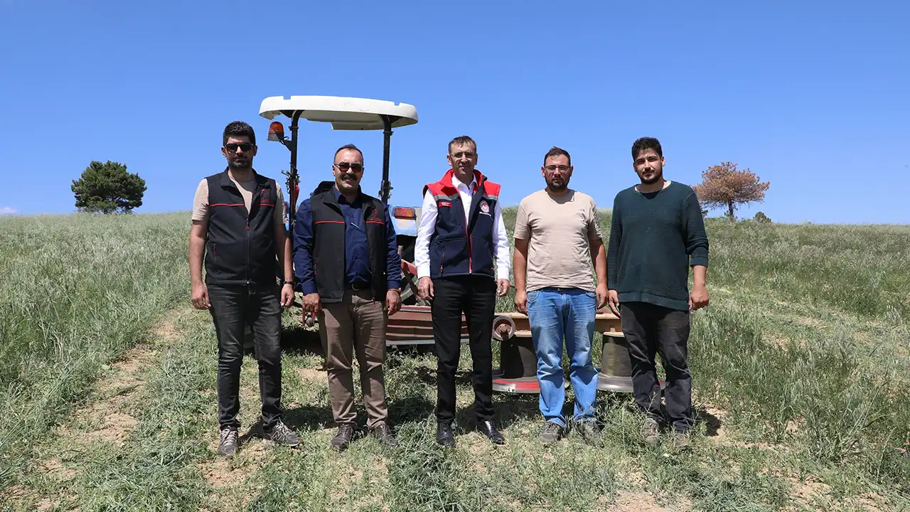 Uşak'ta Üreticiye 915 Kg Korunga Tohumu Dağıtıldı